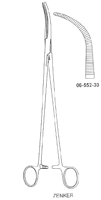 Zenker Forcep, Curved